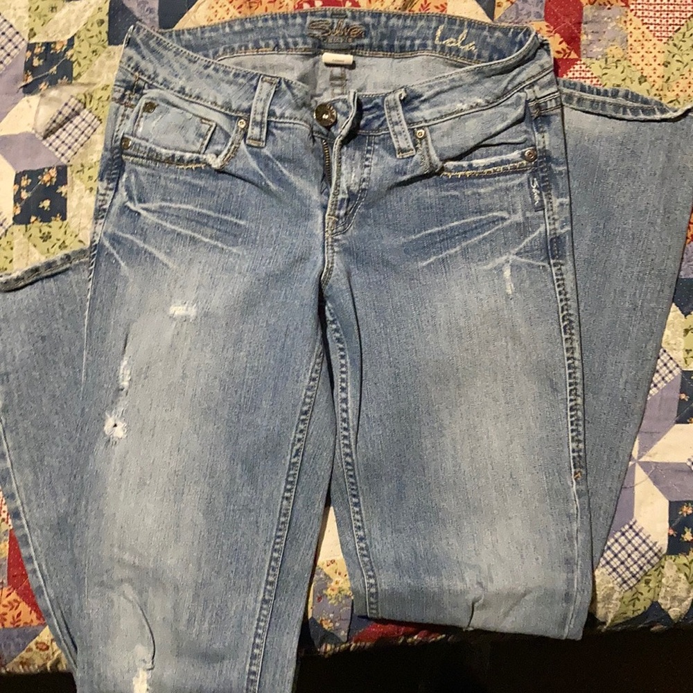 Silver Lola jeans